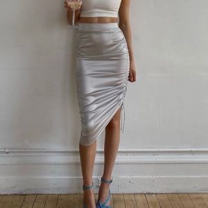 Silver skirt